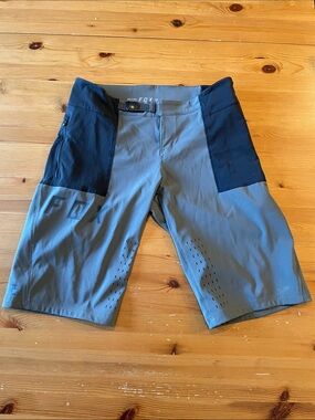 Fox Defend Men's Mountain Bike Shorts - Gray with Black